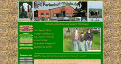 Desktop Screenshot of ferienhof-thiele.de